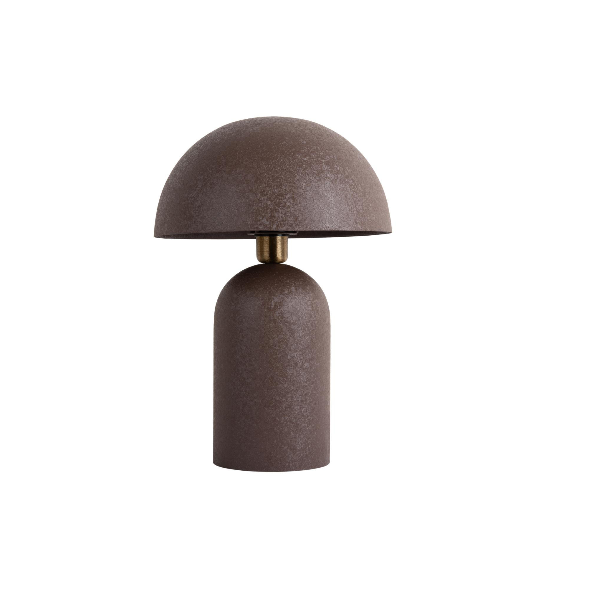 TISCHLAMPE Boaz Klein Braun 21/21/30 cm - Braun, Metall (21/21/30cm) - Leitmotiv