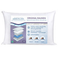 WASSERKISSEN aus Daune 50x70 cm - Weiß, Textil (50/70cm) - Mediflow