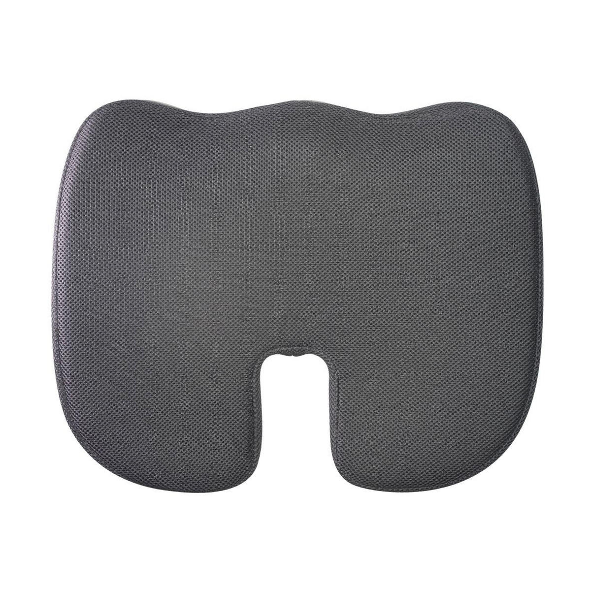 STEISSBEINKISSEN, ERGONOMISCH U-FÖRMIG - Schwarz, Textil (35/7/45cm) - INPHYSIO