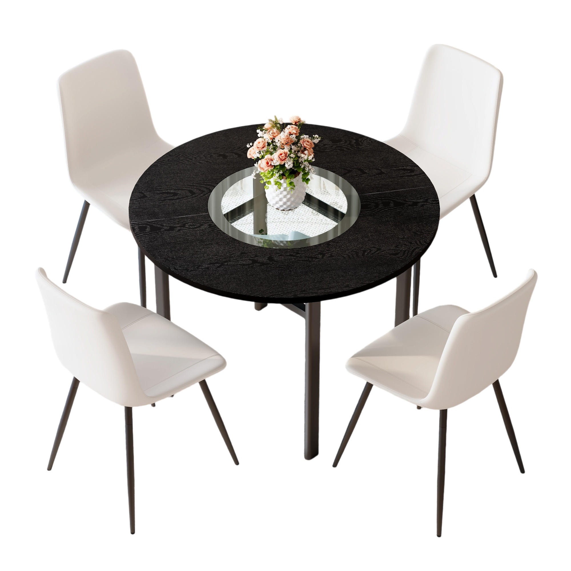 ComfortXL Essgruppe Weiß 100x76x100 cm