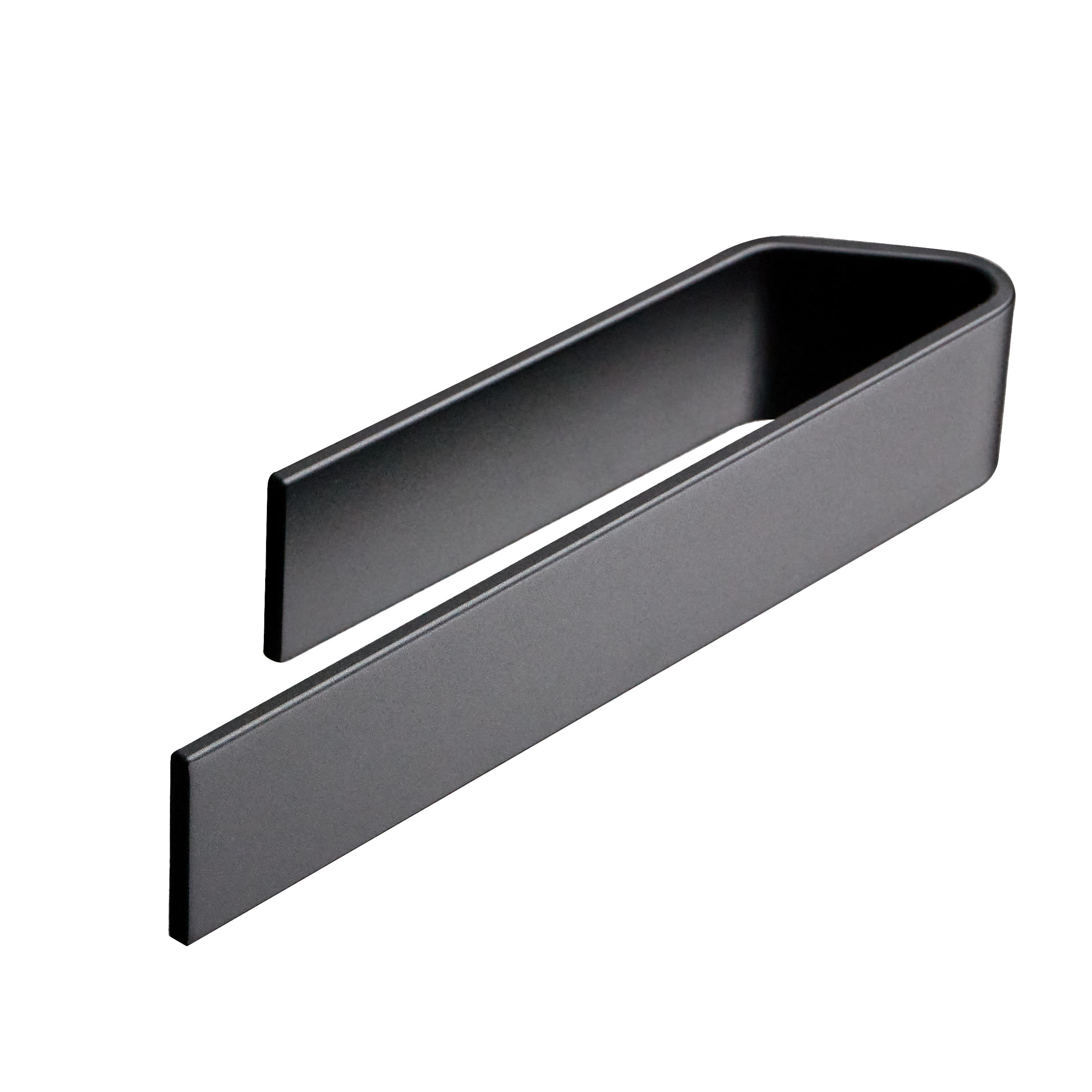 Designfabrik Hamburg Handtuchhalter Schwarz 22x4x5 cm