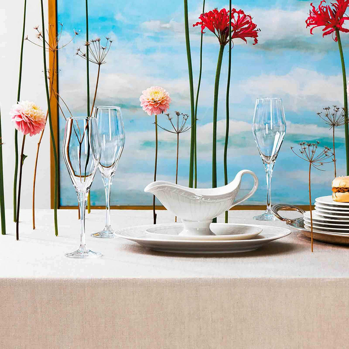 CHAMPAGNERGLÄSER La Divina transparent 260 ml 4er Set - Transparent, Glas (0.26L) - Villeroy & Boch
