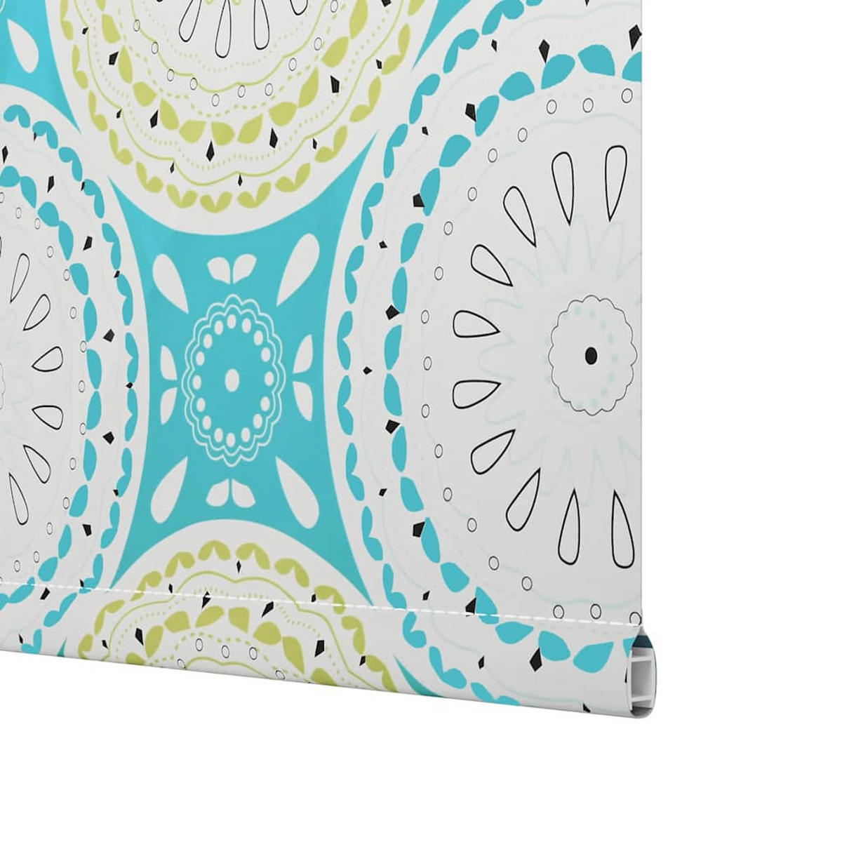 DUSCHVORHANG für Dusche Stoff Breite 106 cm - Weiß, Kunststoff (106/240cm) - MCBOSON