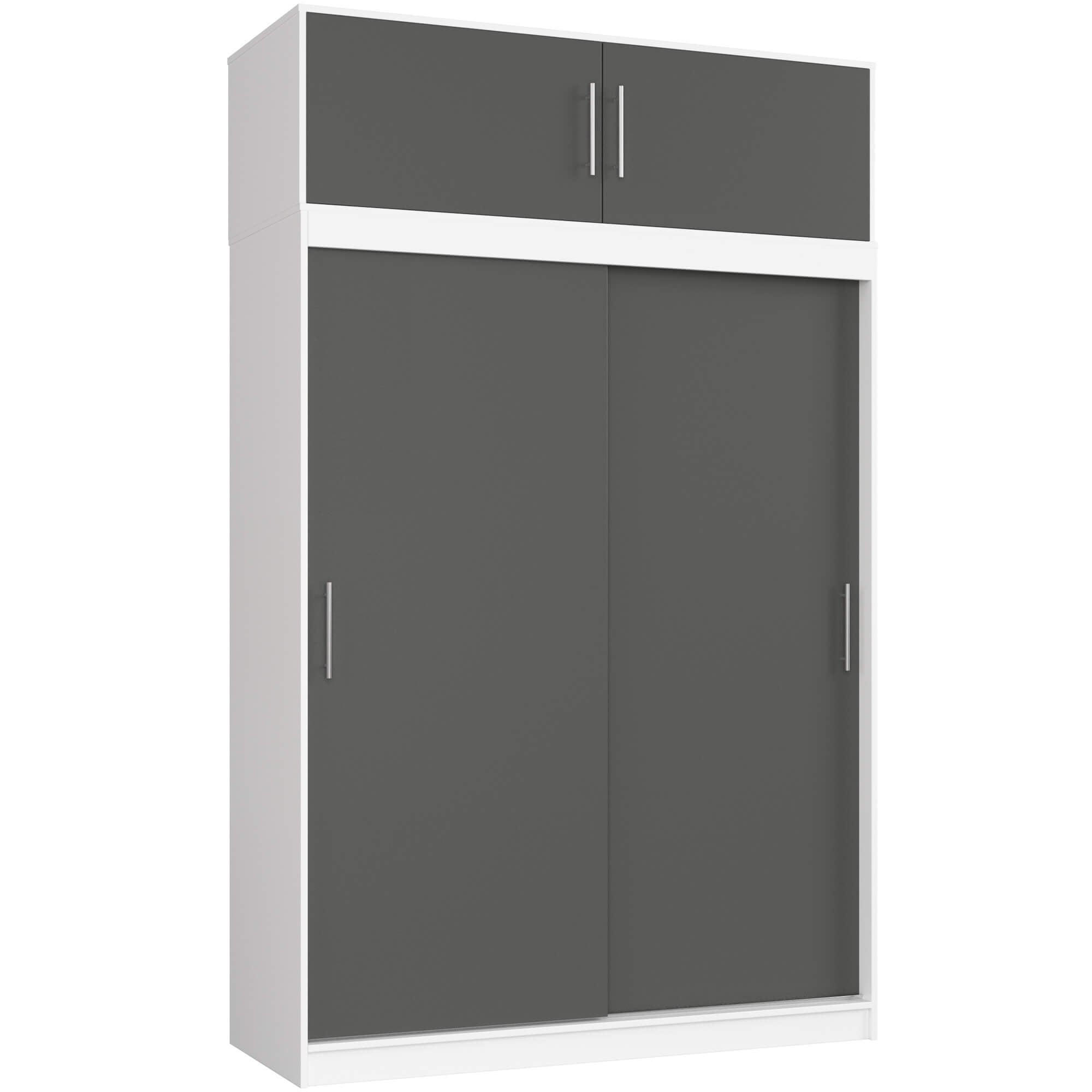 RAUMHIRSCH FURNITURE SKŘÍŇ bílá, grafitově šedá 245/150/60