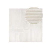 TEPPICH HYGGE Cremeweiß Quadrat 120/120 cm - Creme, Textil (120/120cm) - Tapiso
