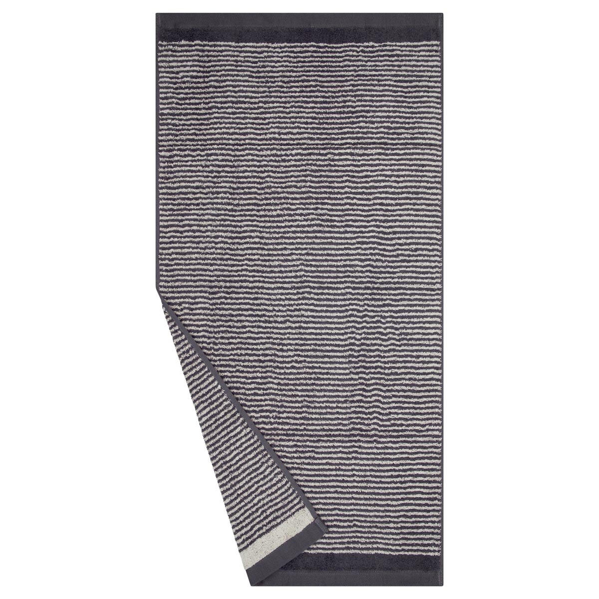 FROTTIERSET Stripes 6-teilig - Dunkelgrau, Textil (50/100cm) - Ross