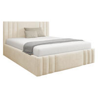 POLSTERBETT Ribo - Creme, Holz/Textil (140/200cm) - MIRJAN24