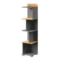 BÜCHERREGAL ARCADA 35/153/35,5 cm Wohnzimmerregal Hochschrank Regal Eichefarben - Eichefarben, Holzwerkstoff (35/153/35.5cm) - MASSENO