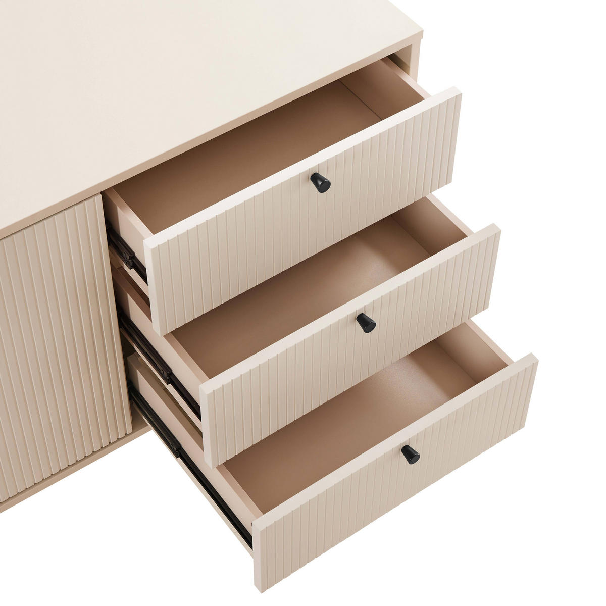 SIDEBOARD 150 cm, Beige - Beige, Holz (40/75/150cm) - Oviala