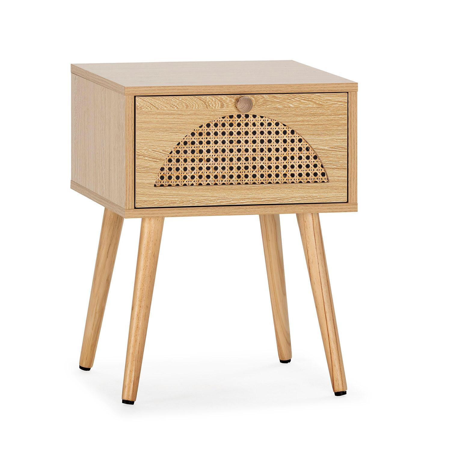 NACHTTISCH Luna 1 Schubladen, eichefarben - Honigeiche, Holz/Holzwerkstoff (40/52/35cm) - VS Venta-stock