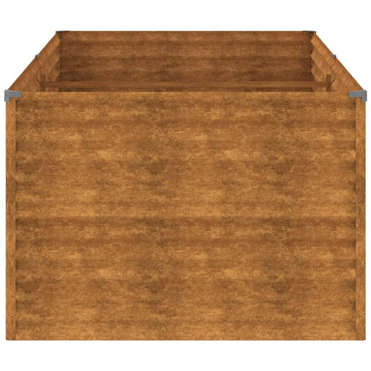 HOCHBEET aus Cortenstahl AKSEL 196x100x69 cm - Braun, Metall (196/69/100cm) - DELUKE