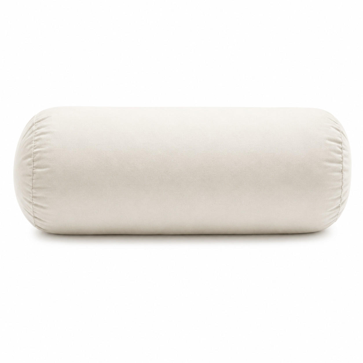 FEDERKISSEN Nackenrolle 15/40 cm Baumwolle - Creme, Textil (15/40cm) - TiborTex