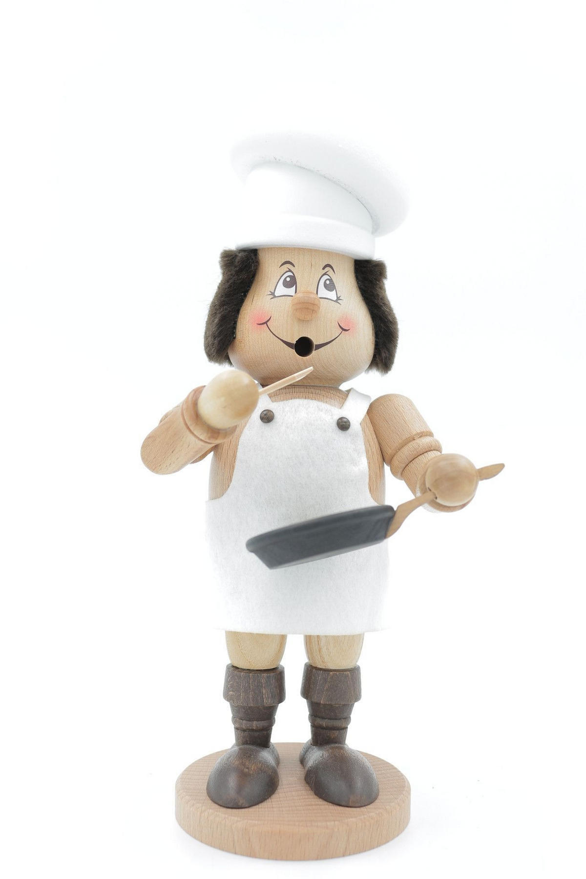 RAUCHFIGUR Wichtel Koch 23 cm - Multicolor, Holz (11/26/0.1cm)