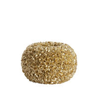 VASE Phylia Gold Ø47,5/30 cm - Goldfarben, Kunststoff (30cm) - Light & Living