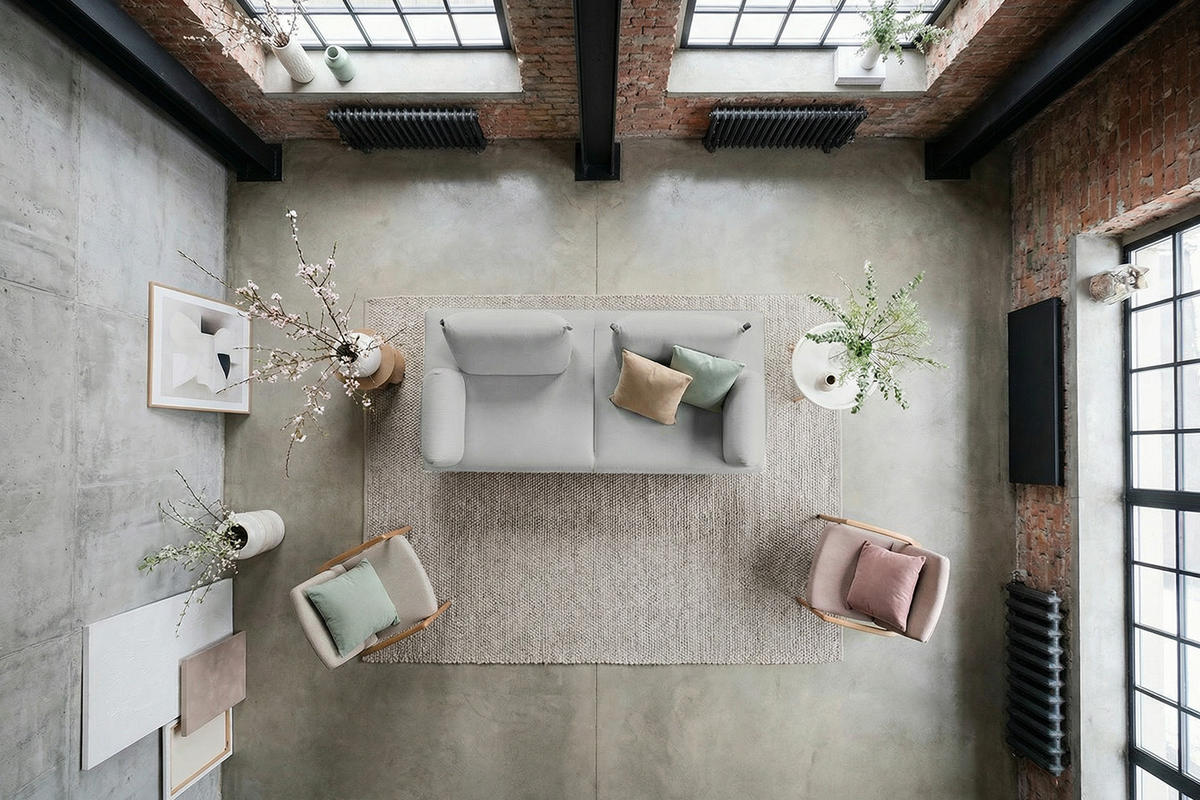 SCHLAFSOFA CANE Grau Webstoff - Schwarz/Grau, Textil/Metall (210/80/100cm) - KAWOLA