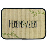 FUSSMATTE ECO-SISAL - Waldgrün, Textil (40/60cm) - WohnDirect