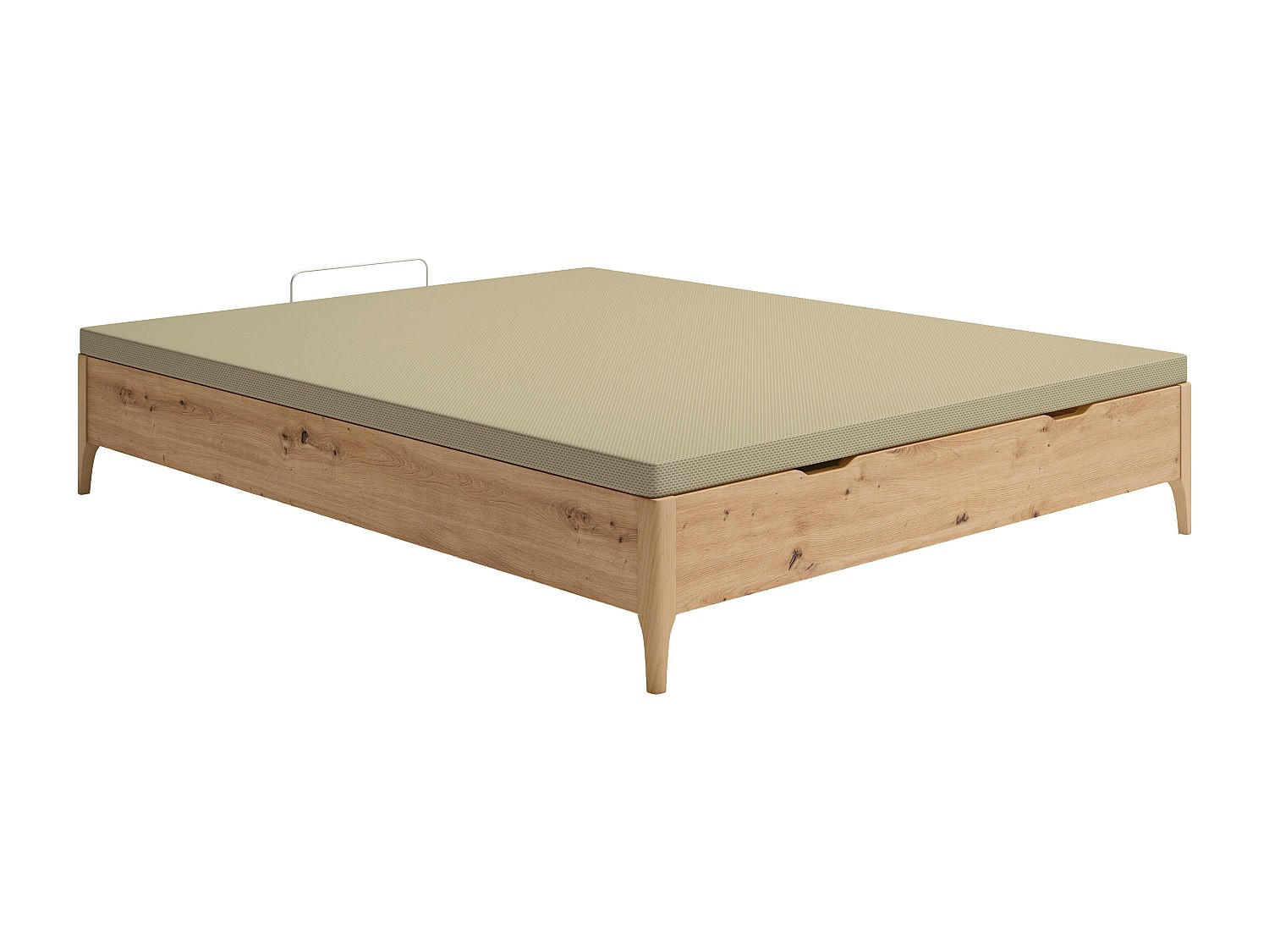 Vente-Unique Bettgestell Natur 160x200 cm