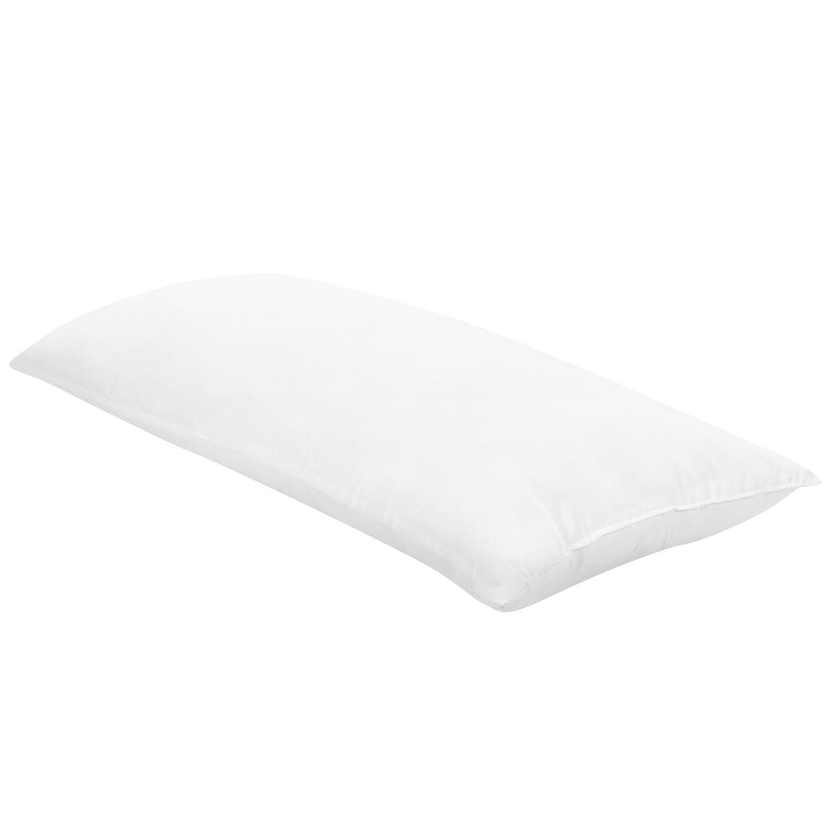 KOPFKISSEN Weiß 40/80 cm Errigal - Weiß, Textil (80/40cm) - Beliani