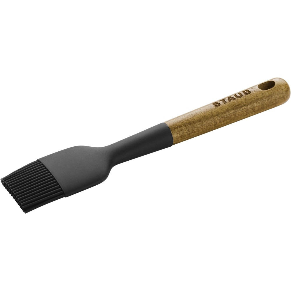 BACKPINSEL 22 cm - Schwarz, Holz (5/2/22cm) - Staub