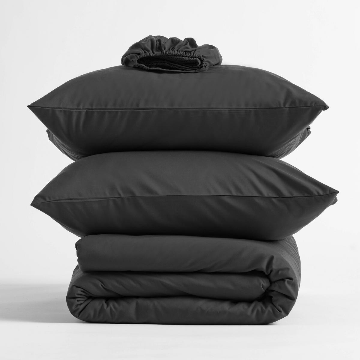 BETTWÄSCHE Micros - Schwarz, Textil (140/200cm) - home&you