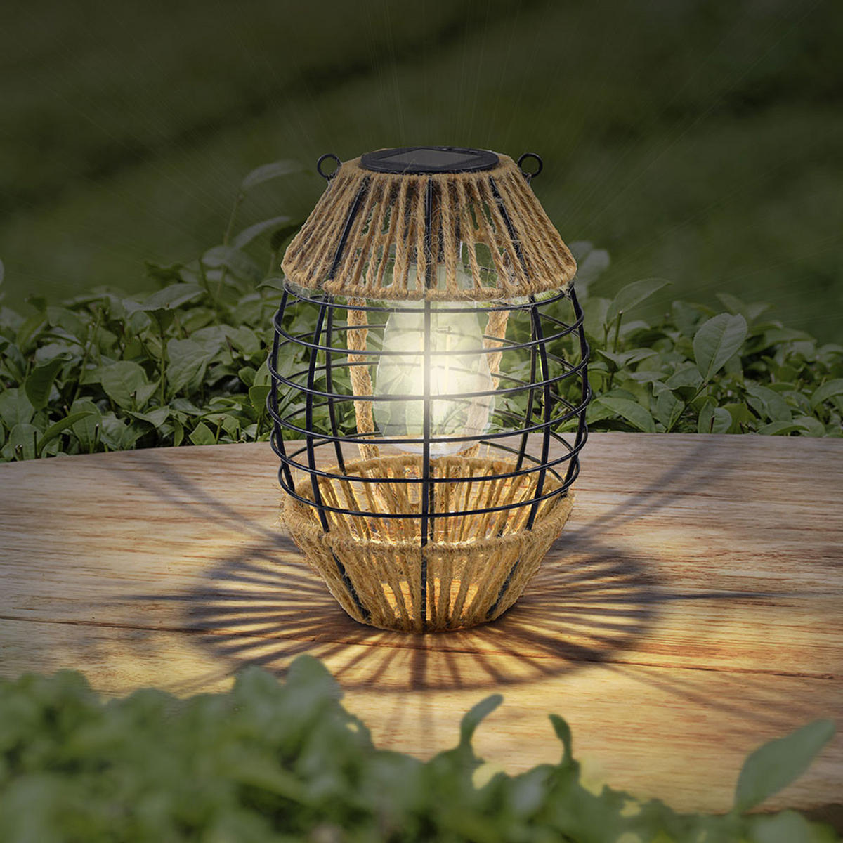 LED AUSSENLEUCHTE Metall Braun - Braun, Metall (16.5/16.5/40.5cm) - Globo Lighting