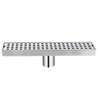 BODENABLAUF – 6,8 x 30 cm – Rechteckig - Silberfarben, Metall (31/7/7.8cm)