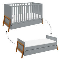 GITTERBETT 70/140 Grau - Grau, Holzwerkstoff (70/140cm) - Petits-meubles