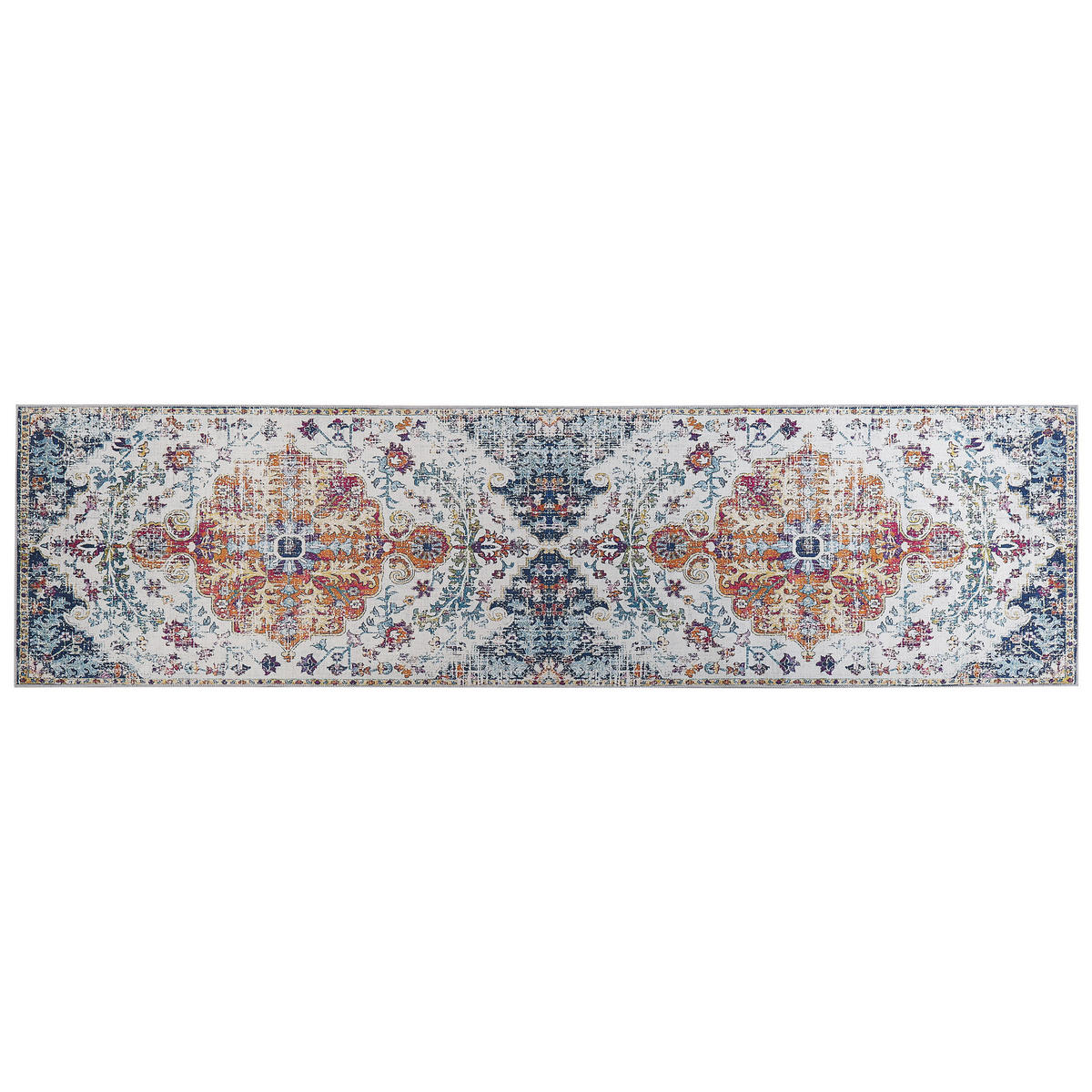 VINTAGE-TEPPICH Enayem 300/80 cm - Multicolor, Kunststoff (80/300cm) - Beliani