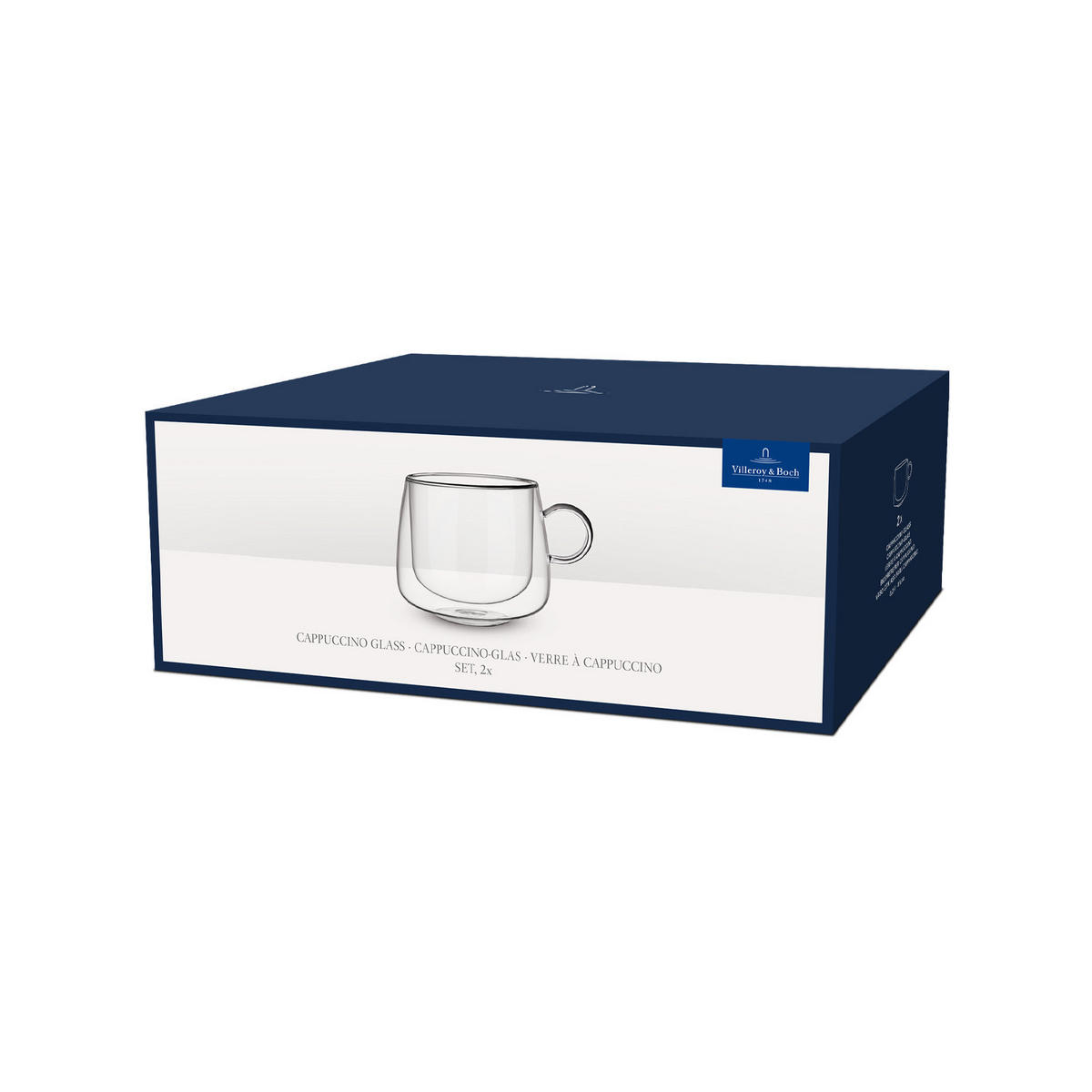 CAPPUCCINO-GLÄSER Artesano Hot & Cold transparent 250 ml 2er Set - Transparent, Glas (0.25L) - Villeroy & Boch