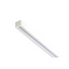 GARDINENSCHIENE 1-lauf Square - Weiß, Metall (300cm) - Deco-Raum