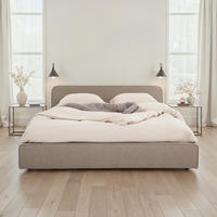 POLSTERBETT MARINI 140X200 CM - Greige, Textil (140/200cm) - IDIMEX