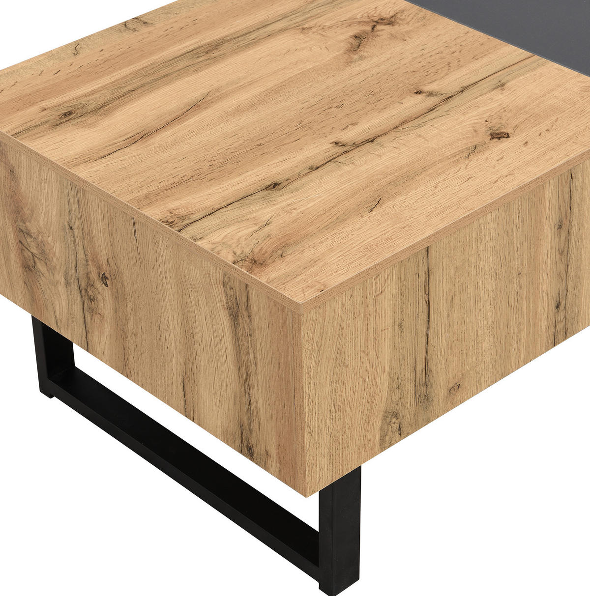 COUCHTISCH 100/40/55 cm Natur aus Spanplatte mit Stauraum - Naturfarben, Holzwerkstoff (100/55/40cm) - OKMYHOME