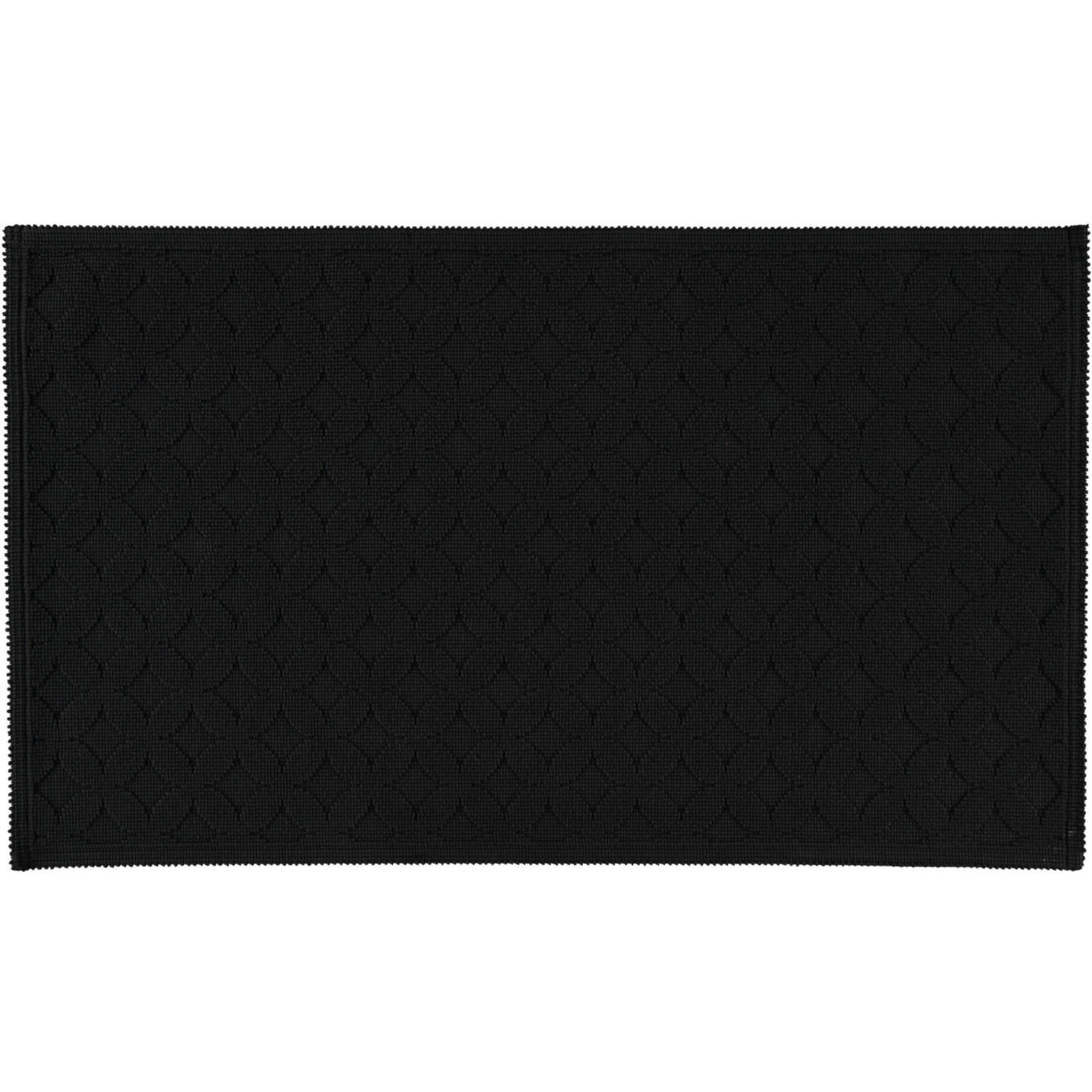 Rhomtuft Badematten Schwarz 70x120 cm