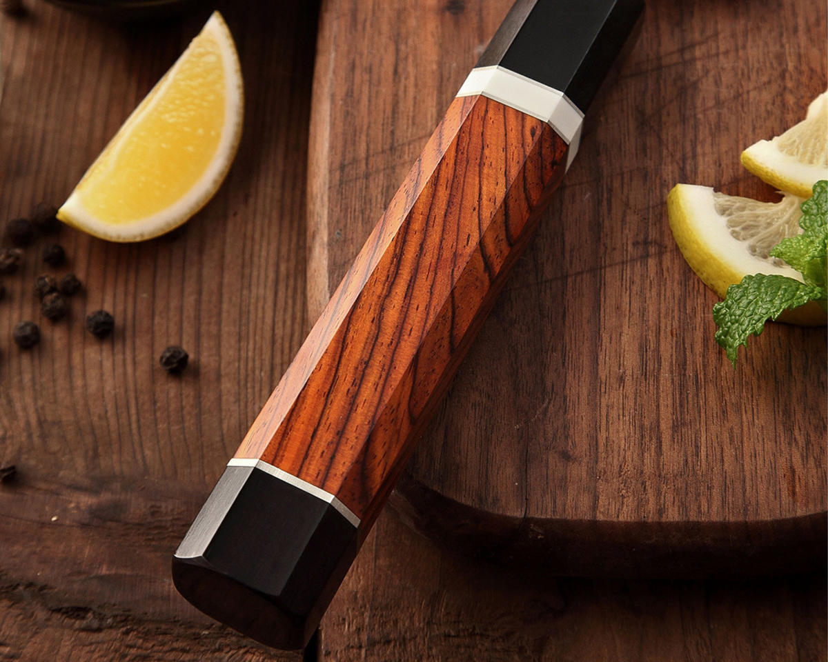 SASHIMIMESSER 28 cm - Braun, Holz/Metall (43cm) - Wakoli
