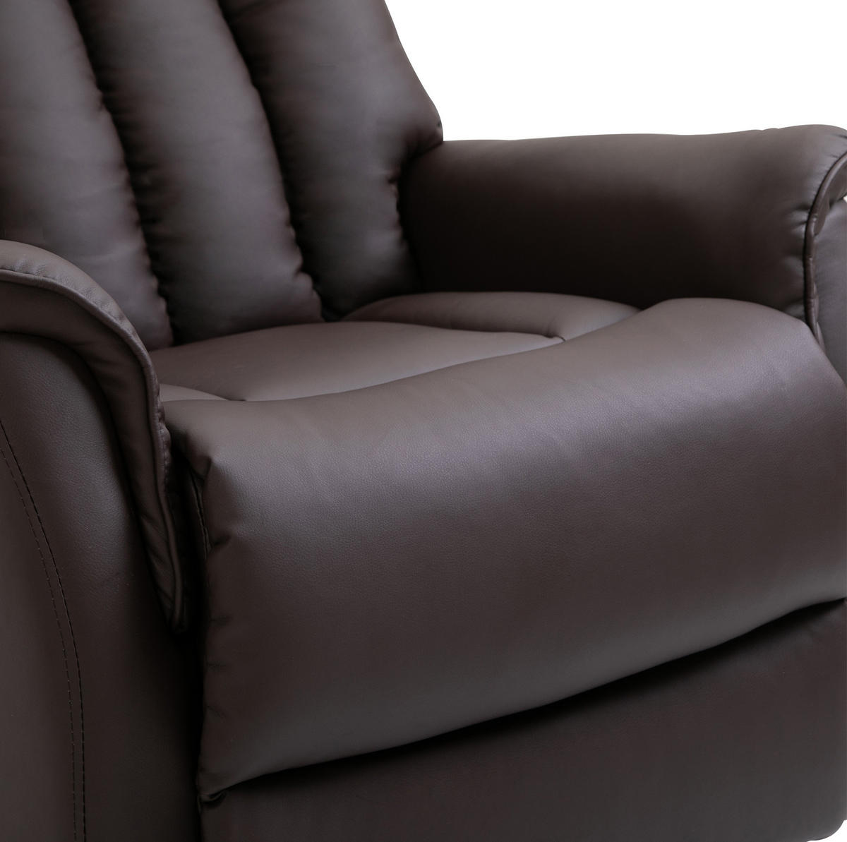 SESSEL 80/94/104 cm mit elektrischer Aufstehhilfe und Relaxfunktion - Braun, Kunststoff (94/104/80cm) - BEAOK