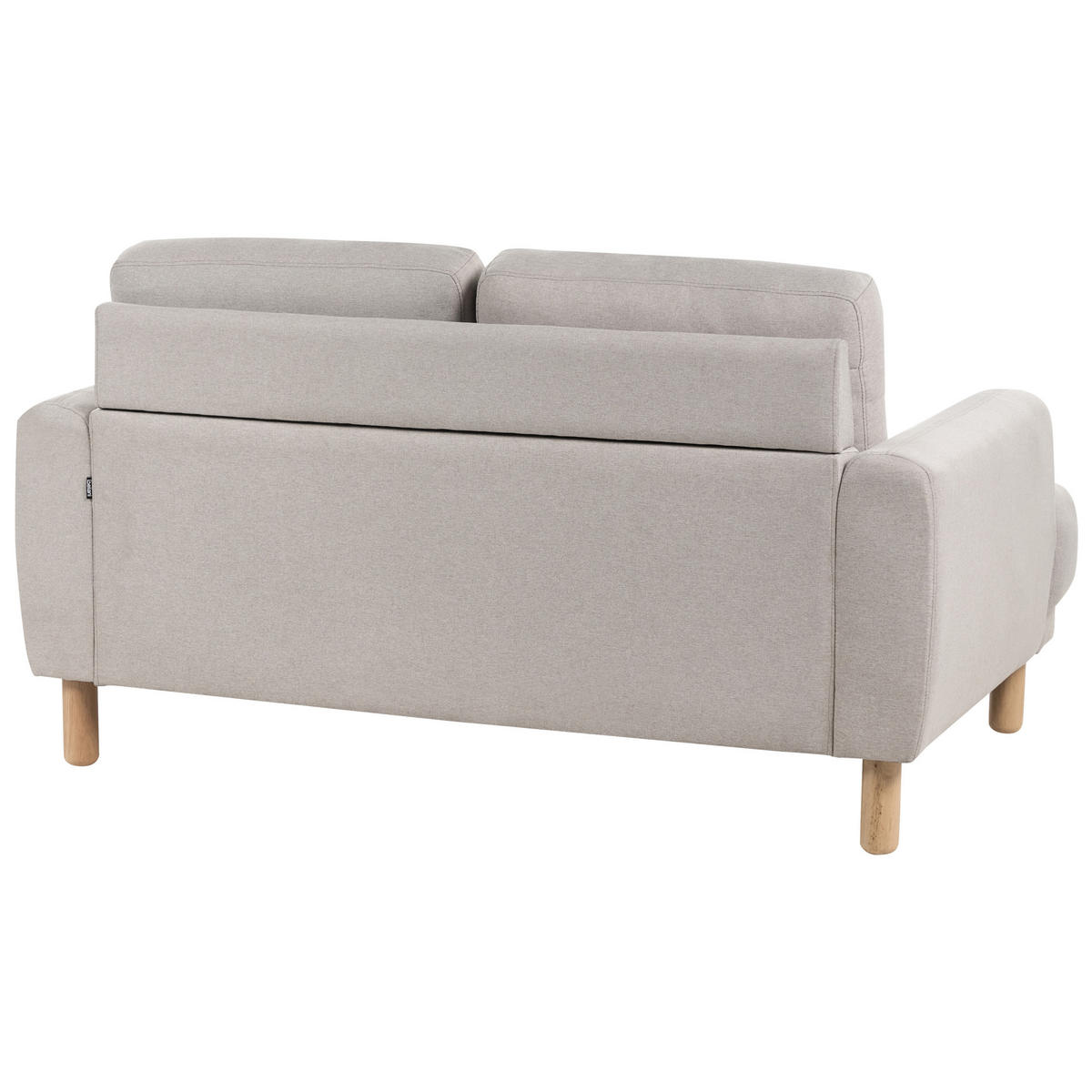 2-SITZER-SOFA Stoff taupe Tuve - Hellbraun/Beige, Textil (149/85/90cm) - Beliani