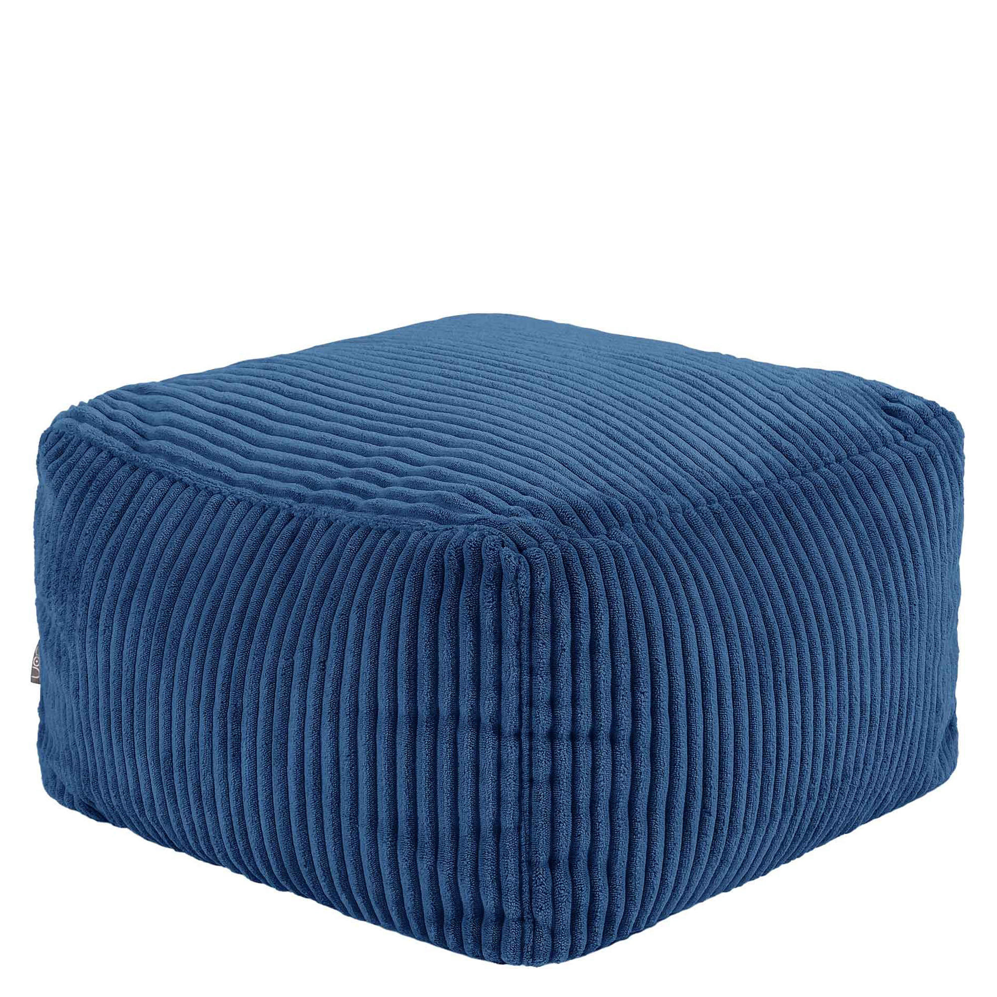 SITZPOUF Amara - Blau, Textil (42/24/42cm) - icon