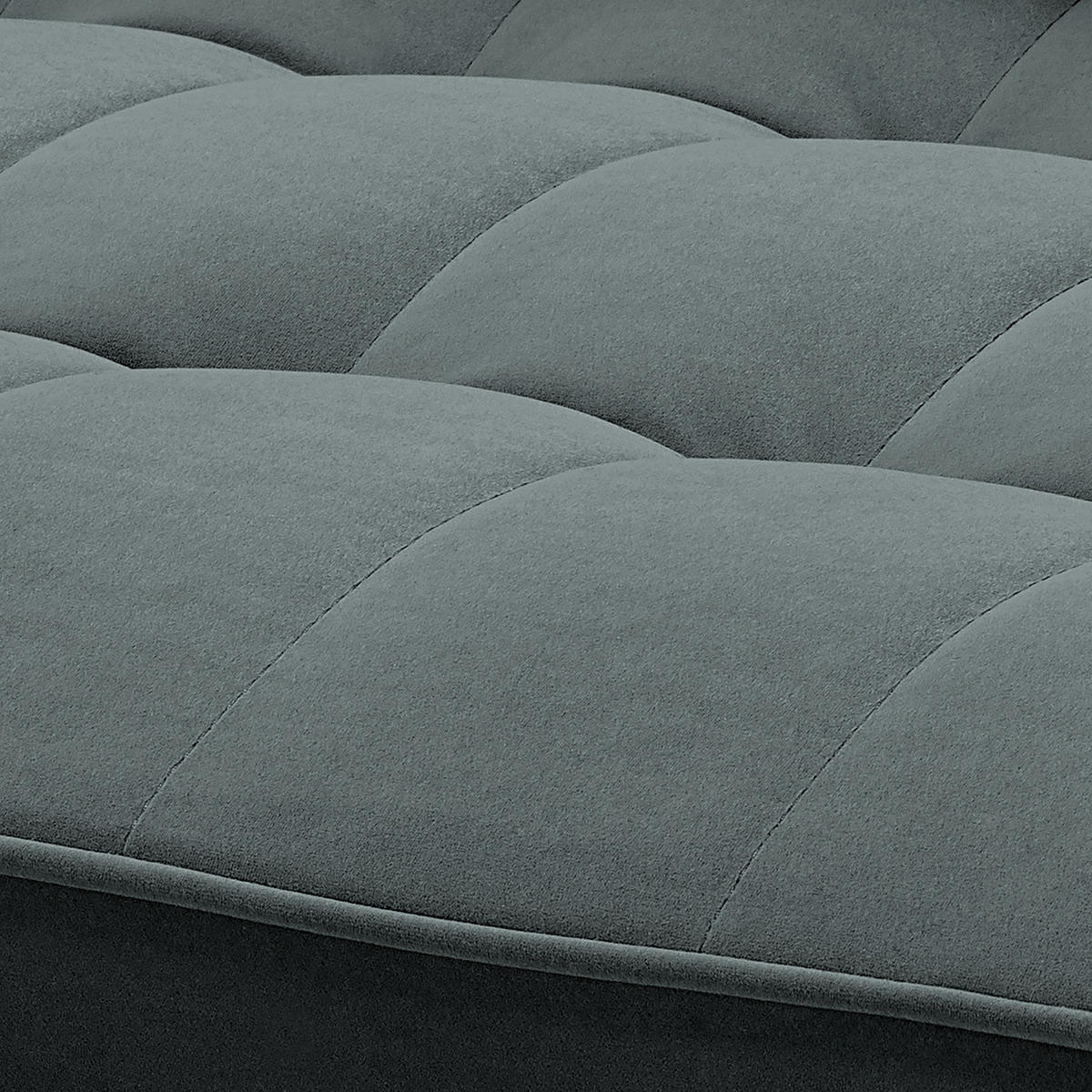 SESSEL - Samt - Dunkelbraun/Anthrazit, Birkenholz/Textil (90/80/86cm) - home24