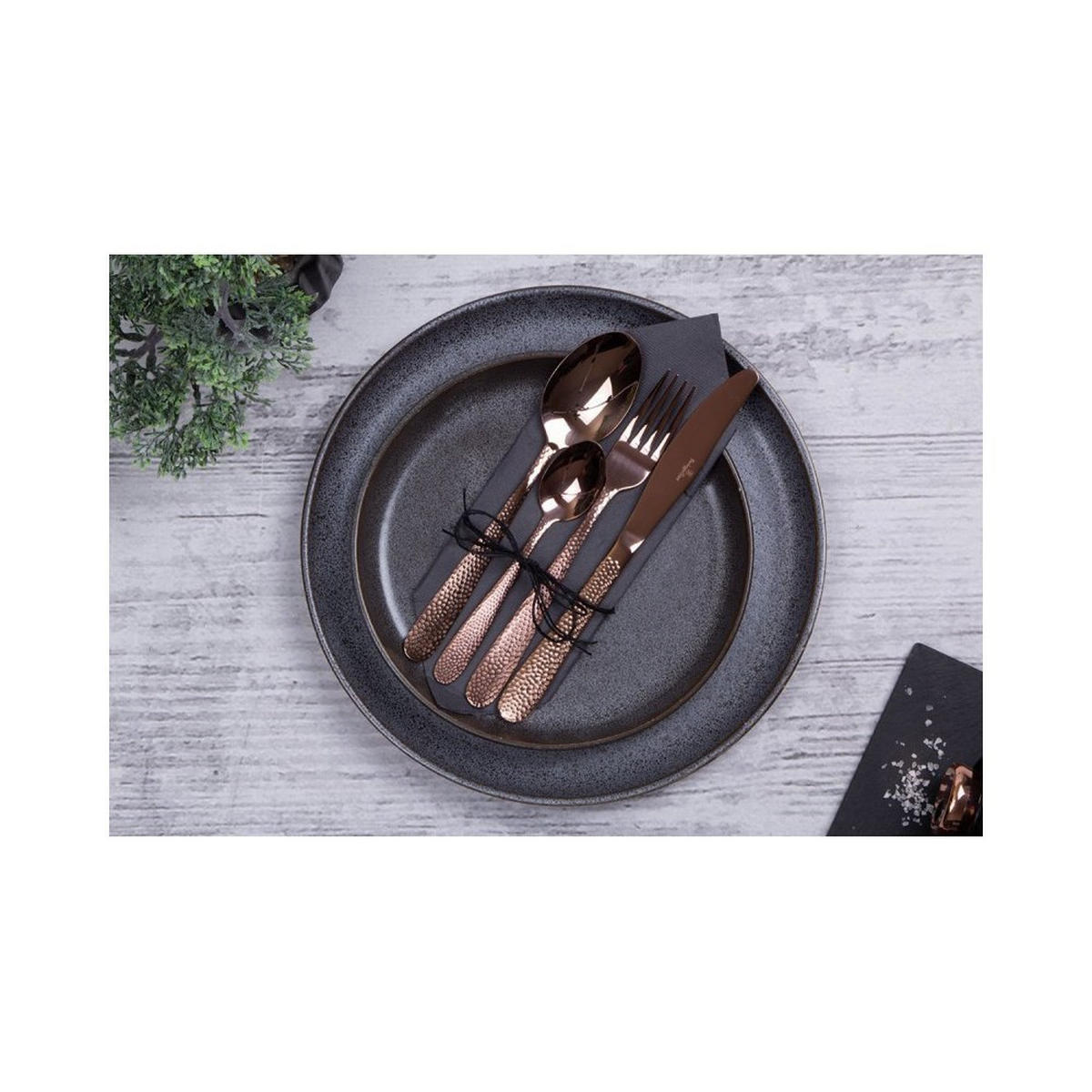BESTECKSET Gold 30/20/5 cm BH2619NA - Goldfarben, Metall - Berlinger Haus