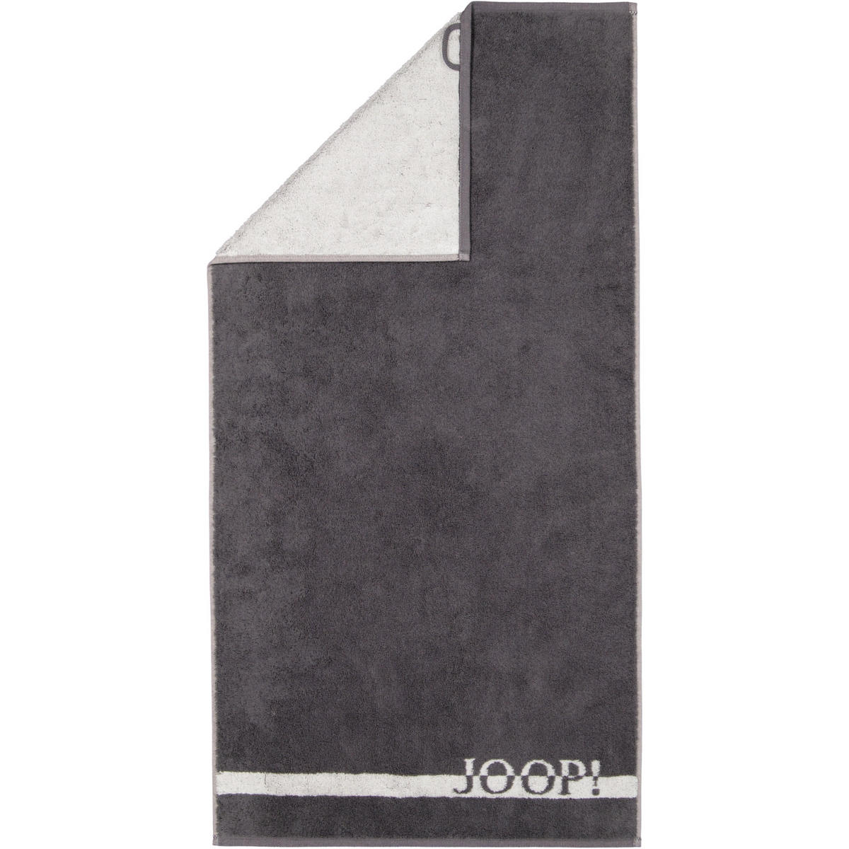 HANDTUCH SPLIT DOUBLEFACE 1712 STEIN - 77 - Grau, Textil (50/100cm) - Joop!