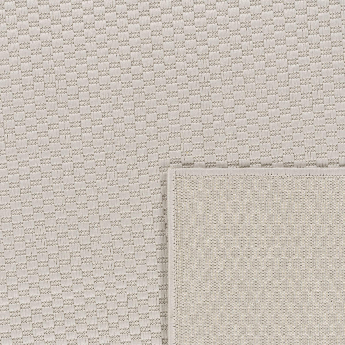 OUTDOORTEPPICH 120/120 cm Venedig 165 - Beige, Kunststoff (120/120cm) - Paco Home