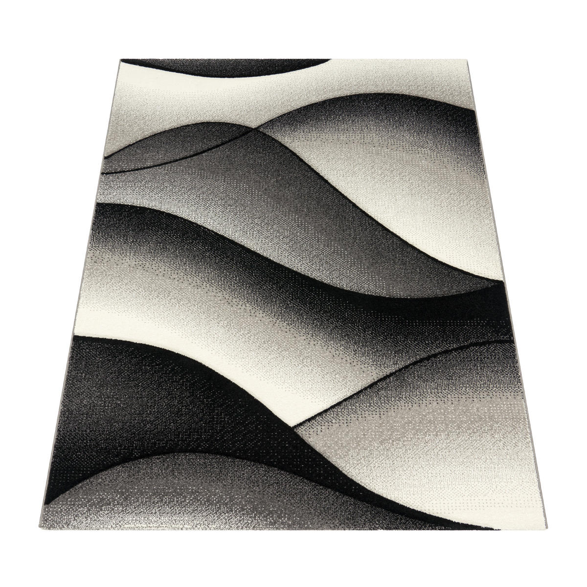 KURZFLORTEPPICH 120/170 cm Diamond 666 - Grau, Textil (120/170cm) - Paco Home