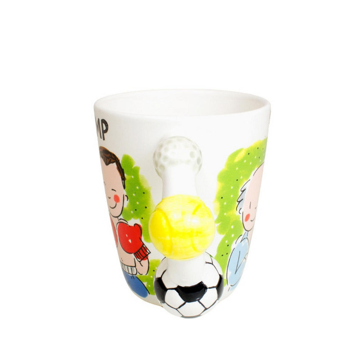BECHER Dad You're a Champ in Bunt - 350 ml - Multicolor, Keramik (0.35L) - Blond Amsterdam