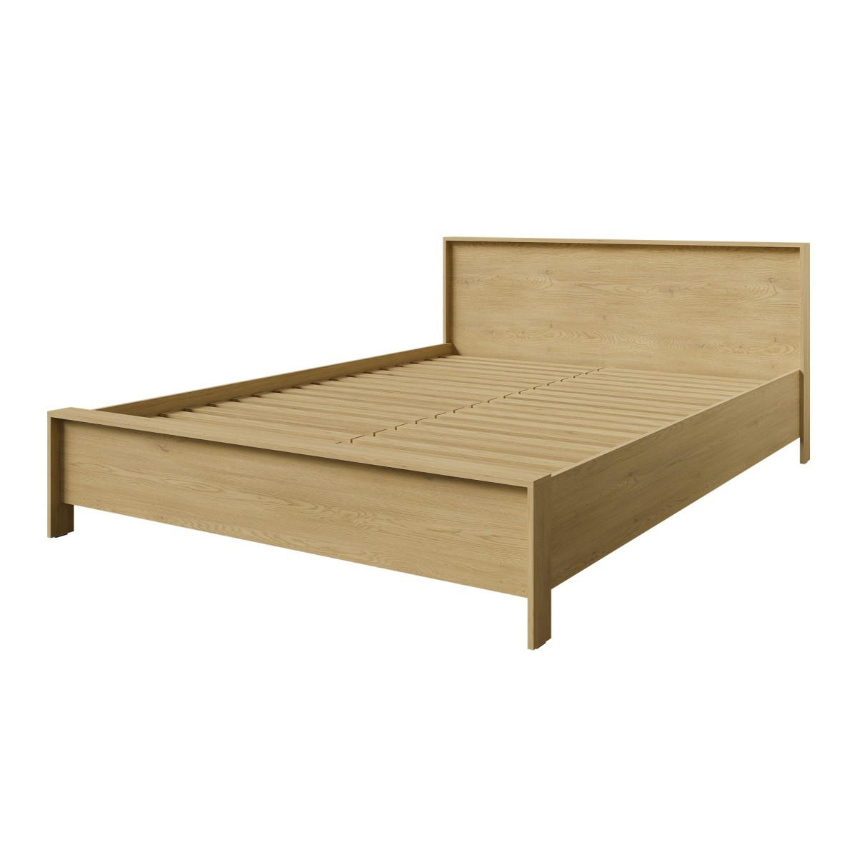 BETT Ethan 160x200 Eiche Cremona - Eichefarben, Holzwerkstoff - mzm24