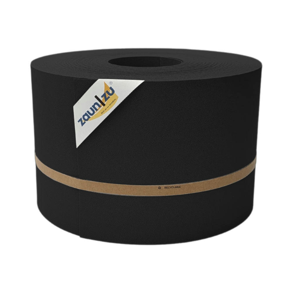 SICHTSCHUTZSTREIFEN Premium für Doppelstabmatten Zaunblende Schwarz, 50m - Schwarz, Kunststoff (5000/19cm) - ZAUN|ZU