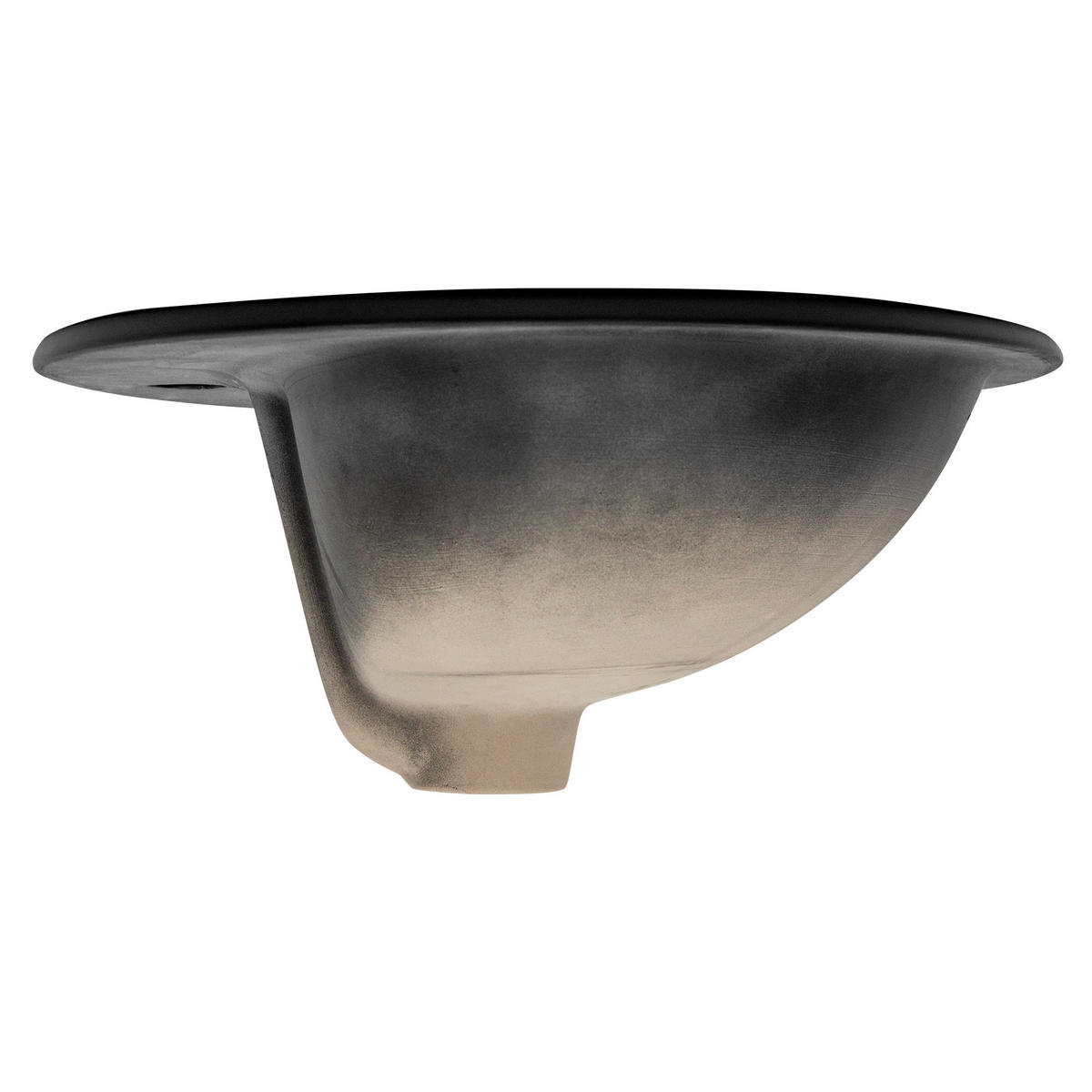 WASCHBECKEN - Schwarz, Keramik (49/57/57cm) - ML-DESIGN
