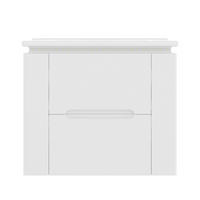 BADEZIMMERSCHRANK Weiß 61/46/48,5 cm - Weiß, Holz (61/48.5/46cm) - PANGIVO