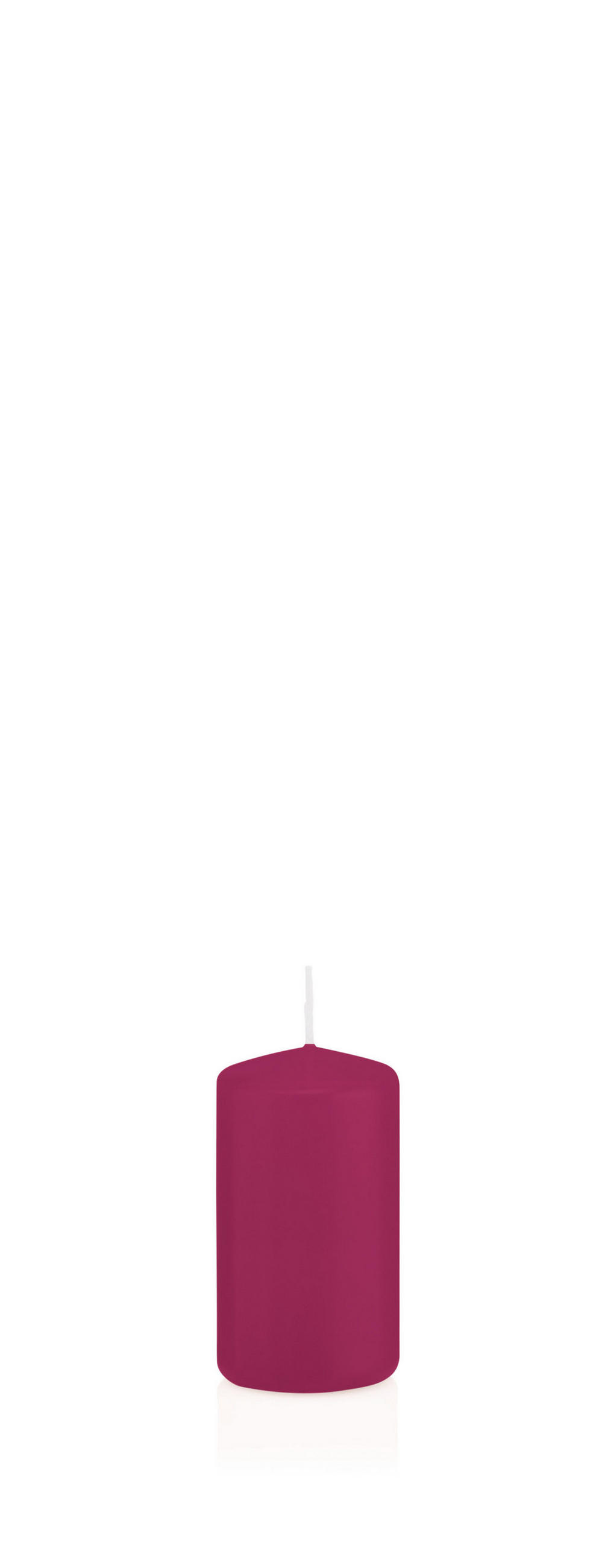STUMPENKERZEN Cardinal Ø 58 x 120 mm, 16 Stück - Lila, Paraffin (6/12cm) - Wiedemann Kerzen