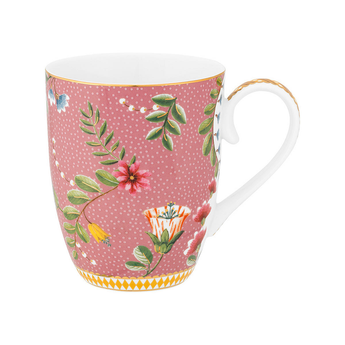 BECHER 2er-Set Large la majorelle rosa 350 ml - Rosa, Keramik (0.35L) - Pip Studio