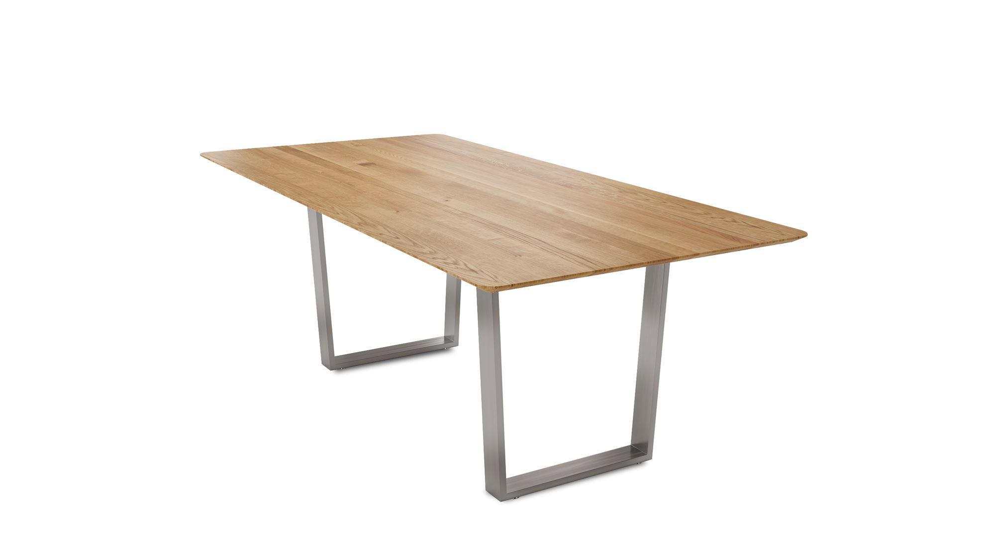 MASSIVHOLZTISCH Dagmar 8 140x75x90 Esszimmertisch Wildeiche geölt - Wildeiche, Holz (140/75/90cm) - 58aufmkessel